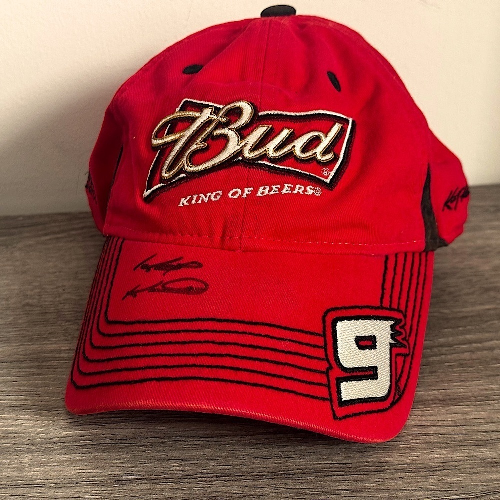 Budweiser #9 NASCAR Chase Authentics Kasey Kahne Adjustable Hat Autographed